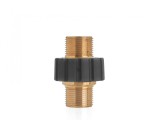 Niplu de alama pentru furtun M22-M22, Geko G73138