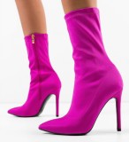 Cumpara ieftin Botine Hugo Fuchsia