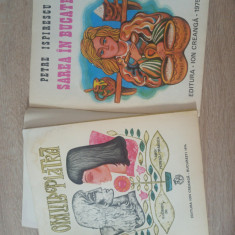 OMUL DE PIATRA+ SAREA IN BUCATE, Total ilustrate cu text la mijloc, 1974-1975