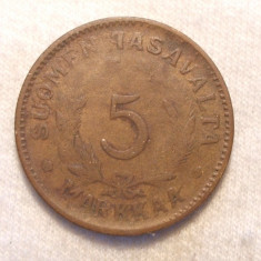 FINLANDA 5 MARKKAA1946