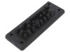 Garnitură Neagră cu Multiple Orificii 25-40, 40-90&deg;C