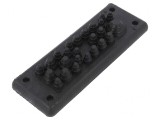 Garnitură Neagră cu Multiple Orificii 25-40, 40-90&deg;C