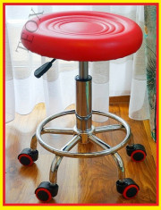 Scaun Salon manichiura/pedichiura rotativ mobil mobilier Salon foto