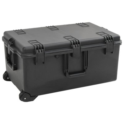 vidaXL Carcasă de transport portabilă, negru, 79,5x52x39 cm, PP 4007255 foto