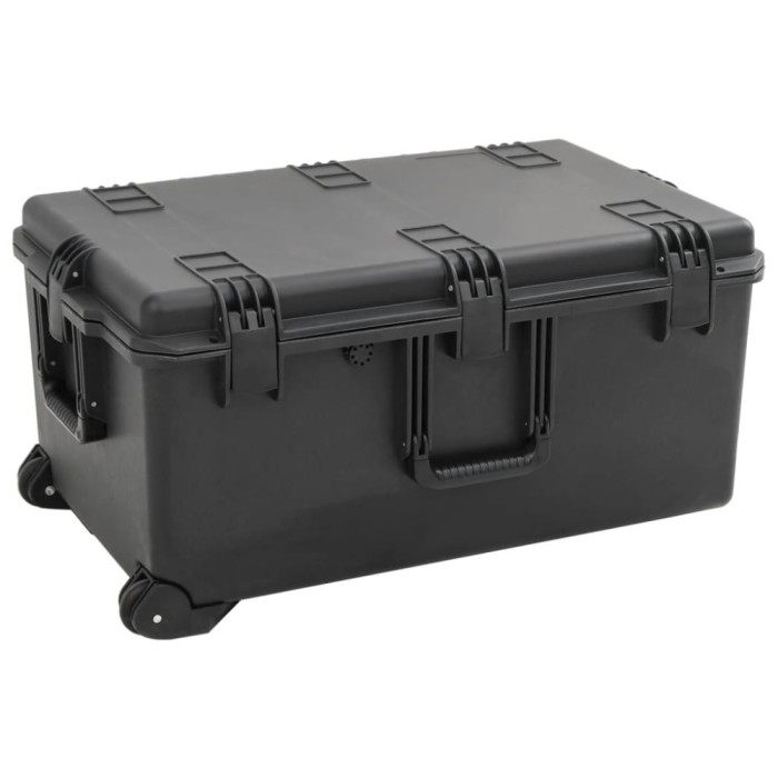 vidaXL Carcasă de transport portabilă, negru, 79,5x52x39 cm, PP 4007255