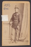 Fotografie CDV - Medic Militar 1872 Bucuresti - Atelier Franz Duschek