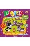 Carte de colorat cu jocuri si activitati: Pisica