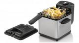 Mini Friteuza Bestron AF100S Oil Fryer 1000W, otel inoxidabil - SECOND