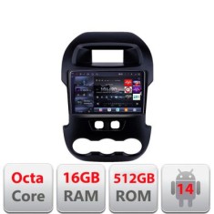 Navigatie Ford Ranger 2011-2015 8 core QLED 2K 16+512 360 Android Waze USB Navigatie Internet Youtube Radio Edotec CarStore Technology