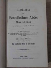 GESCHICHTE DER BENEDICTINER ABTEI MURI-GRIES (AD S. MARTINUM - AD B.V. MARIAM)-P. MARTIN KIEM-302970