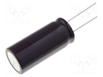 Condensator electrolitic THT NICHICON 120uF 400VDC &amp;Oslash;18x31,5mm &amp;plusmn;20% foto