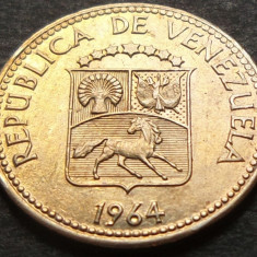 Moneda exotica 5 CENTIMOS - VENEZUELA, anul 1964 * cod 3311