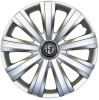 Capace Roti Alfa Romeo R15 Gri/Negru, ABS, Compatibil Universal - Set 4 Bucati