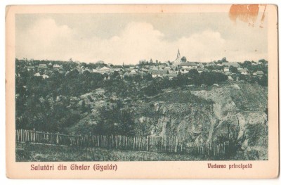 SV * Ghelari / Ghelar / Gyalar * VEDERE GENERALA * 1934 (?) foto