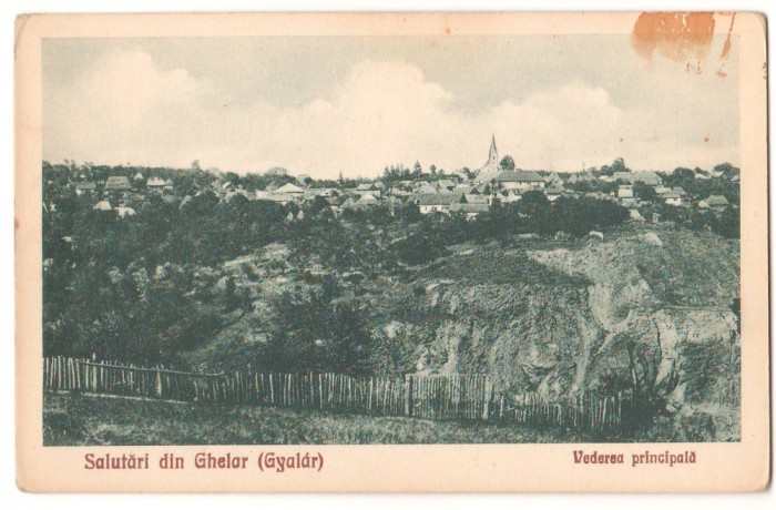 SV * Ghelari / Ghelar / Gyalar * VEDERE GENERALA * 1934 (?)