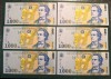 Bancnote 1000 Lei 1998 serii consecutive necirculate *cititi descrierea*