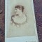 Fotografie femeie cu coc, tip CDV
