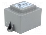 Transformator &icirc;ncapsulat INDEL 18VA 230VAC 7,5V 2,4A PCB IP00