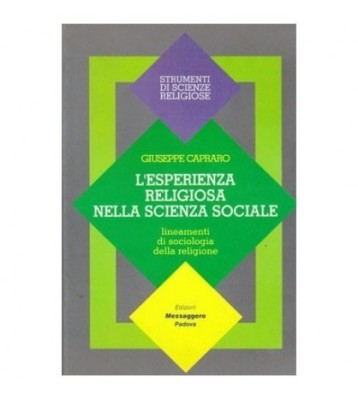Giuseppe Capraro - L&amp;#039;esperienza religiosa nella scienza sociale - foto