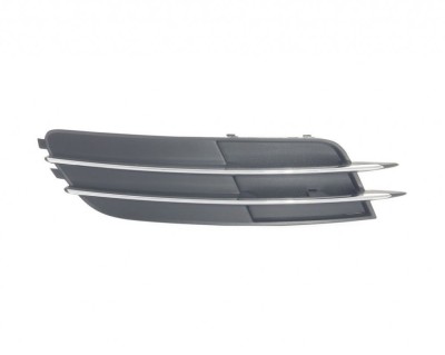 Grila spoiler Audi A6 (C7), 01.2011-06.2014, Stanga, 4G0807681, 13E127-3 fara locas pentru proiectoare,insertie crom Kft Auto foto