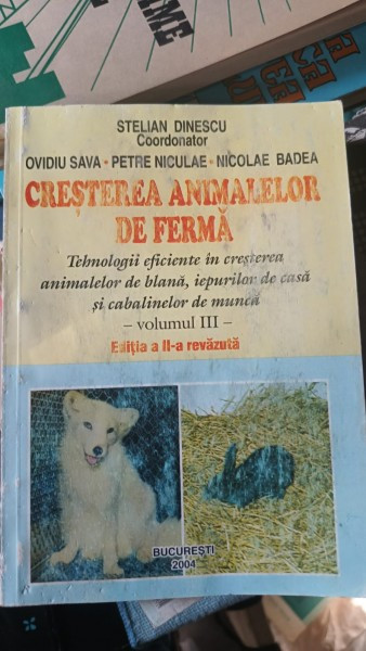 Cresterea Animalelor de Ferma - Stelian Dinescu ,Ovidiu Sava , Petre Niculae , Nicolae Badea