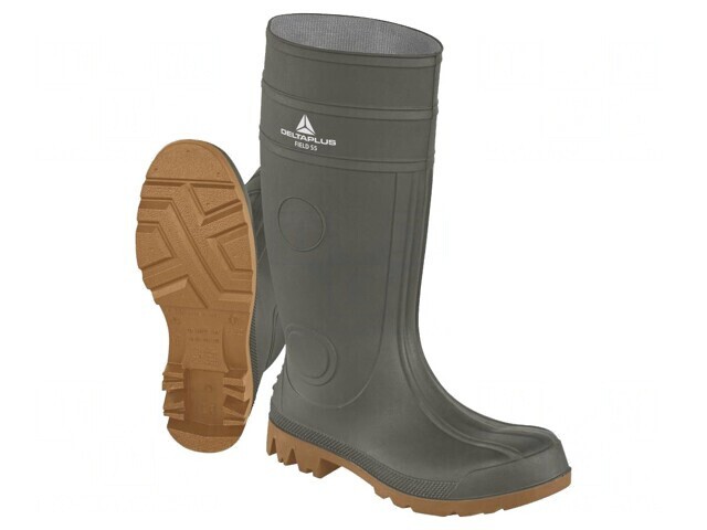 Ghete kaki &icirc;nalte PVC mărimea 43 FIELD S5 SRA