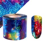 Folie decorativă pentru unghii - multicoloră, INGINAILS