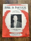 DD- April in Portugal, by Raul Ferrao - partitura Muzica usoara