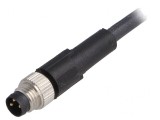 Cablu de conectare M8 3 pini 5m 60VAC 4A