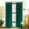 Draperie din catifea cu rejansa din bumbac tip fagure, Madison, 200x260 cm, densitate 700 g/ml, Sacramento Green, 1 buc