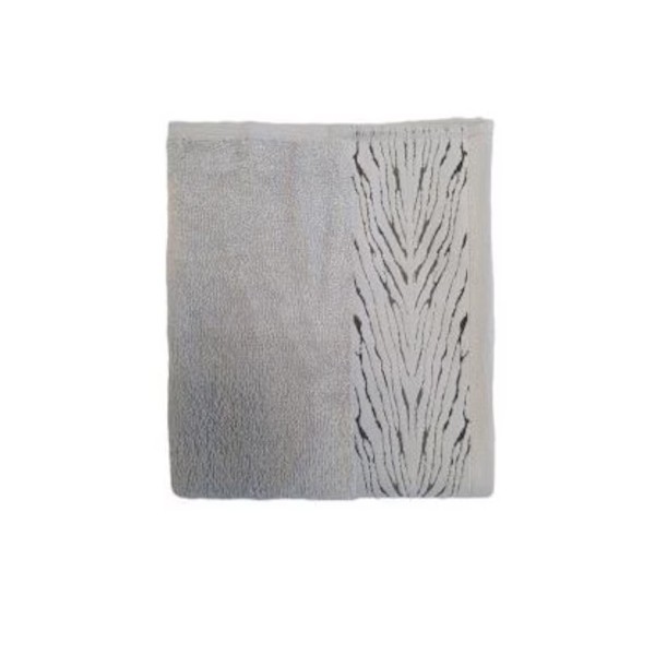 Set 5x Prosop de fata 50x90cm Model Jaquard Wander Gri 470gr/mp 41269ET JGR Bumbac