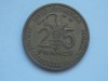 25 FRANCS 1957 TOGO, Africa