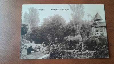 Carte postala, Focsani 1917 foto