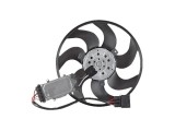 GMV ventilator radiator Audi Q7 (4L), 2005-2015, Porsche Cayenne 2002-2010; VW Touareg (7L), 2002-2010; motor TDI, diesel, 4 pini, cu modul de contro