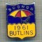Y 80 INSIGNA - BUTLIN&#039;S -LANT DE PLAJE IN MAREA BRITANIE -PENTRU COLECTIONARI