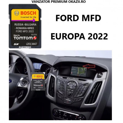 Card navigație Ford MFD (ecran mic) Ford Focus Fiesta Kuga C-Max ROMANIA 2022 foto