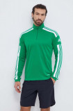 Adidas Performance hanorac de antrenament Squadra 21 culoarea verde, cu imprimeu GP6473