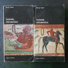 GEORGE DENNIS - LUMEA ETRUSCILOR 2 volume (1982, editura Meridiane)