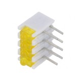LED Galben 4 Diode 20mA 2.1V