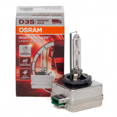 Bec Xenon Osram D3S 35W PK32d-5 Night Breaker Laser +200% 1 Buc 66340XNL
