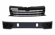 Prelungire Bara Fata cu Grila Centrala fara emblema VW Transporter Multivan Caravelle T5 T5.1 Facelift (2010-2015) Sportline Performance AutoTuning