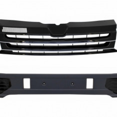 Prelungire Bara Fata cu Grila Centrala fara emblema VW Transporter Multivan Caravelle T5 T5.1 Facelift (2010-2015) Sportline Performance AutoTuning