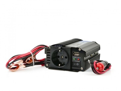 Convertor de tensiune 24V/230V 250/500W, GEKO G17001 foto