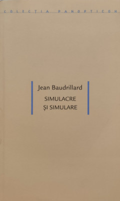 Simulacre Si Simulare - Jean Baudrillard ,557145 foto