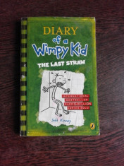 DIARY OF A WIMPY KID, THE LAST STRAW - JEFF KINNEY (CARTE IN LIMBA ENGLEZA) foto