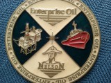 Enterprise Oil Nelson emblema emailata platforma Marea Nordului