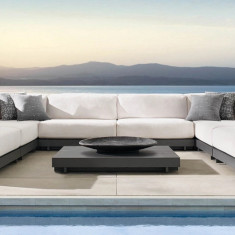 Set mobilier premium din aluminiu, pentru terasa/gradina/balcon, model Kyoto RHO