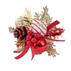 Decoratiune de craciun, flippy, 15 x 23 cm, model buchetel 2, multicolor