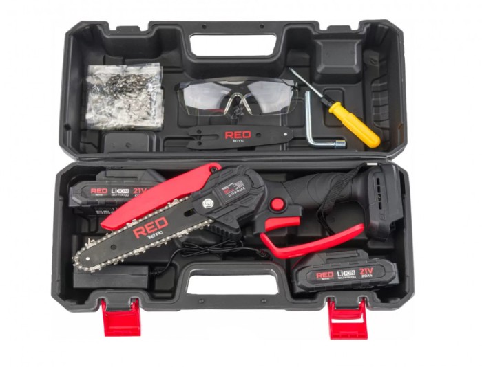 Fierastrau electric cu acumulator, 21 V, Red Technic RTMPA0064