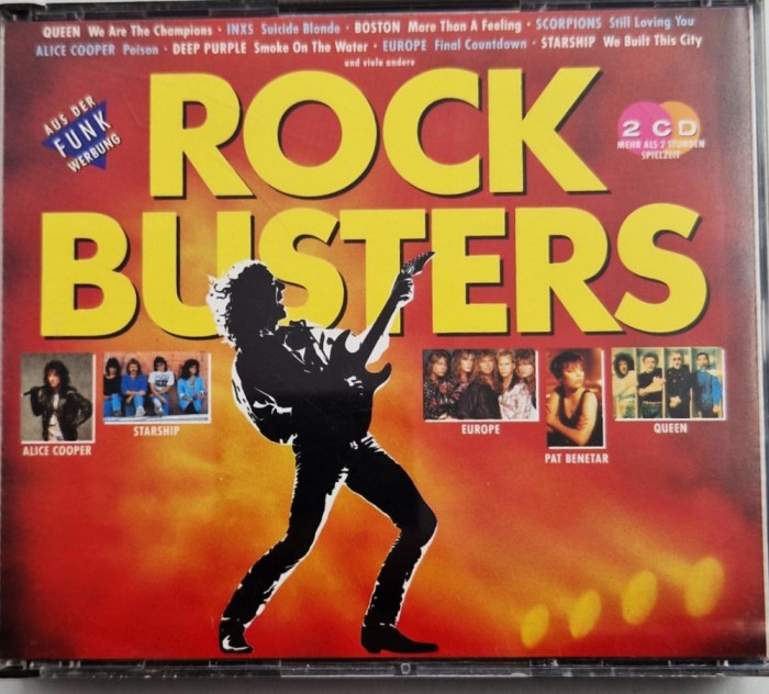 var - Rockbusters NM / NM dublu CD muzica WEA Germania 1991 rock